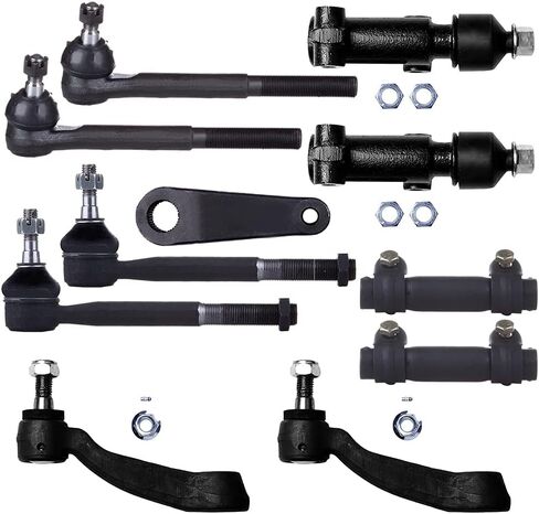 ROADFAR Idler Arm Idler Arm Bracket Assembly Pitman Arm Tie Rod End Adjusting Sleeve Compatible fit Express 1500 Express 2500 Express 3500 Savana 1500 Savana 2500 Savana 3500 Suspension Set of 12 in Saudi Arabia