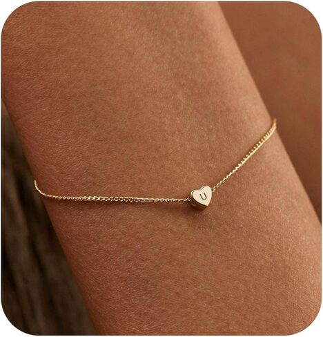 الأساور الأولية للنساء ، سوار القلب المطلي بالذهب 14 كيل in Kuwait