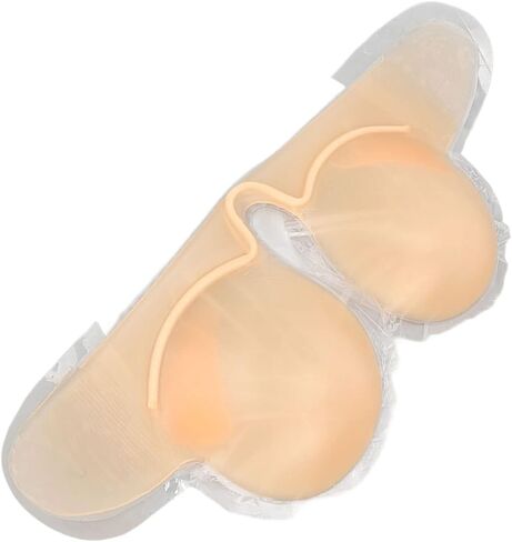 ZJchao Invisible Silicone Strapless Bra, Seamless Reusable Adhesive Bra for Wedding Dresses Backless Dresses | Skin Support in Saudi Arabia