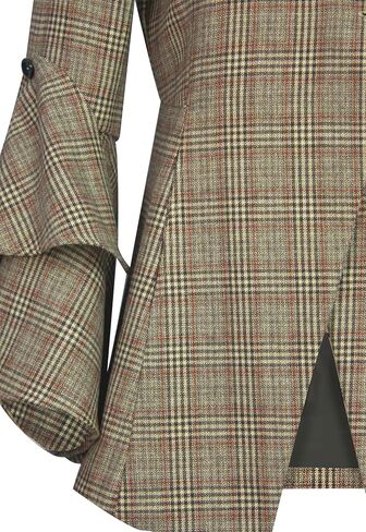 CHIC STAR Womens Wool Plaid Jacket in Saudi Arabia