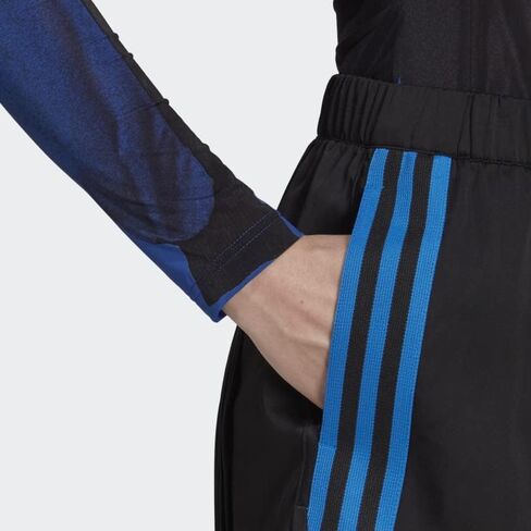 adidas Blue Version Pleated Asymmetric Skirt Women's, Black, Size S in Saudi Arabia