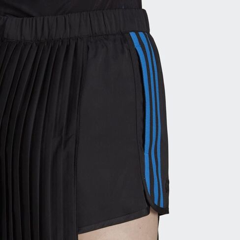 adidas Blue Version Pleated Asymmetric Skirt Women's, Black, Size S in Saudi Arabia