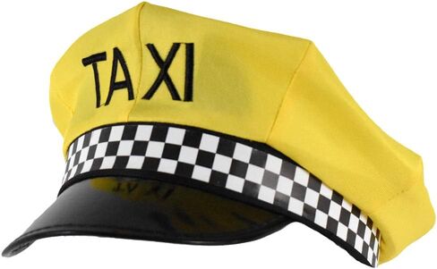 Yellow Taxi Cab Driver Hat Classic Look in Kuwait