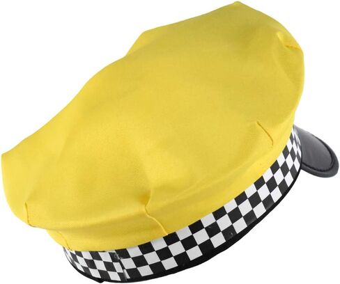 Yellow Taxi Cab Driver Hat Classic Look in Kuwait