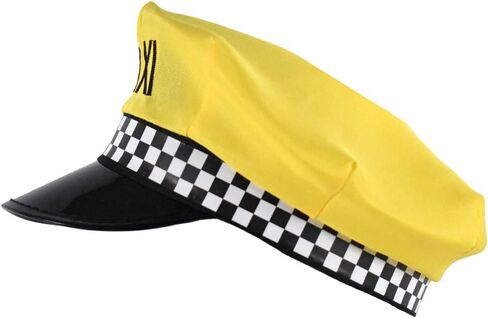 Yellow Taxi Cab Driver Hat Classic Look in Kuwait