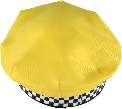Yellow Taxi Cab Driver Hat Classic Look in Kuwait