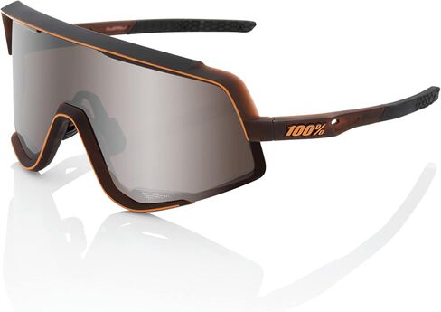 نظارات شمسية 100% Glendale Sport Performance لركوب الدراجات (أسود ناعم - عدسات دخانية) in Kuwait