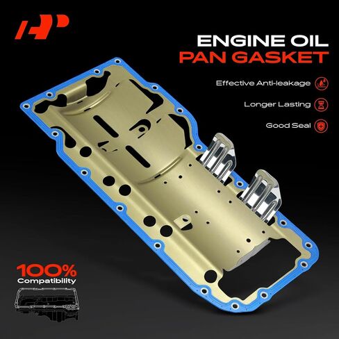مجموعة حشية أغطية زيت A-Premium 4.7L ، متوافقة مع RAM 1500 2011-2013 ، Dakota 2011 & Jeep Grand Cherokee ، Commander & Dodge Ram 1500 ، Durango ، Dakota & Chrysler Aspen & Mitsubishi Raider in Saudi Arabia