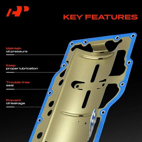 مجموعة حشية أغطية زيت A-Premium 4.7L ، متوافقة مع RAM 1500 2011-2013 ، Dakota 2011 & Jeep Grand Cherokee ، Commander & Dodge Ram 1500 ، Durango ، Dakota & Chrysler Aspen & Mitsubishi Raider in Saudi Arabia