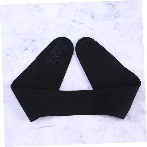 Waterproof Swimming Ear Band Adjustable Headband for Kids and Adults Soft Silicone Hair Protection for Bathing and Diving Black in Saudi Arabia