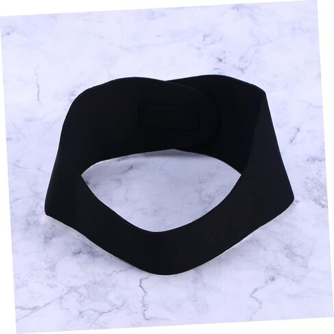 Waterproof Swimming Ear Band Adjustable Headband for Kids and Adults Soft Silicone Hair Protection for Bathing and Diving Black in Saudi Arabia