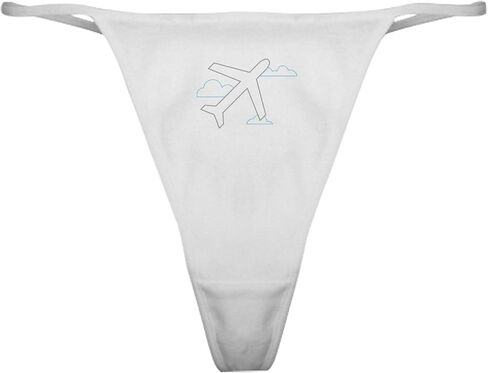 CafePress Airplane Red Heart Classic Thong Underwear, Womens Panties in Saudi Arabia