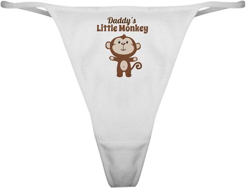 Cafepress Daddys Little Monkey Classic Thong Intonder ، سراويل داخلية للسيدات in Saudi Arabia