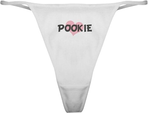CafePress POOKIE (Pink Heart) Classic Thong Underwear, Womens Panties in Saudi Arabia