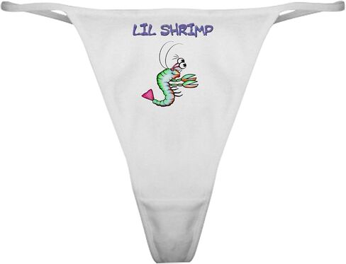 CafePress Lil Shrimp Classic Thong Underwear, Womens Panties in Saudi Arabia