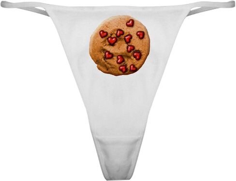 Cafepress Love Chip Cookie Classic Thong Intonder ، سراويل داخلية للسيدات in Saudi Arabia