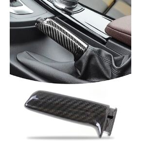 غطاء مقبض غطاء السيارة لغطاء السيارة لـ BMW F30 F10 F25 E90 ، غطاء فرامل يدوي ألياف الكربون لـ BMW 3 5 Series (True Carbon) in Kuwait