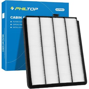 فلتر هواء كابينة PHILTOP، بديل لـ GV60، Elantra، Elantra N، Ioniq 5، Santa Cruz، Santa Fe، Sonata، Tucson، K5، Niro، Sorento، Sportage، ACF286 (CF12820) فلتر مع الكربون المنشط in Kuwait