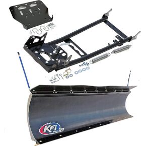 KFI 60 "مجموعة Combo Combo Poly-Pro-60" Poly-Pro Plow + Mount Bracket + Push Tube-متوافق/بديل لعام 2007-2020 Yamaha 700 Grizzly 4x4 (ATV) in Kuwait