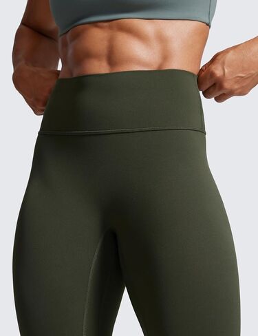 CRZ Yoga Secretsculpt Womens Butterlift Scrunch بعقب تمرين طماق 25 " - لا يوجد سروال يوجا مخصر في أمامي غنيمة غنيمة in Saudi Arabia