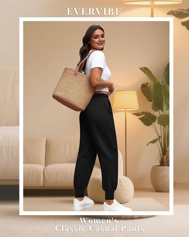 3pack نساء زائد الحجم من سروال التعرق مع الجيوب الرباطية مرنة الخصر الركض صالة الجري السراويل اليوغا بنطلون in Saudi Arabia