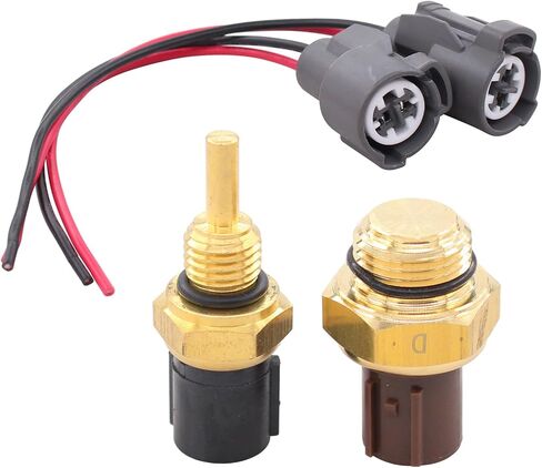 ApplianPar Engine Coolant Fan Temperature Sensor Switch and Connector Pigtail Set for Honda CR-V Civic for Acura CL MDX RSX TL TSX in Saudi Arabia