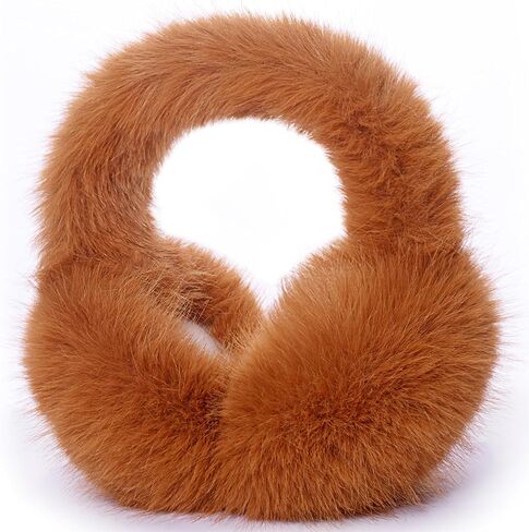 Winter Ear muffs for Women Girls, Fluffy Ear Warmer with Thick Faux Ear Covers, Foldable for Convenience! in Saudi Arabia