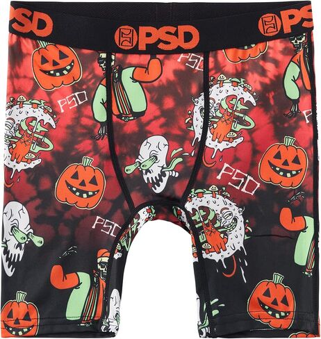ملخصات رعب PSD للشباب و Halloween Print Boxer - ملابس داخلية وداعمة للأطفال مع نسيج رطوبة رطوبة in Kuwait