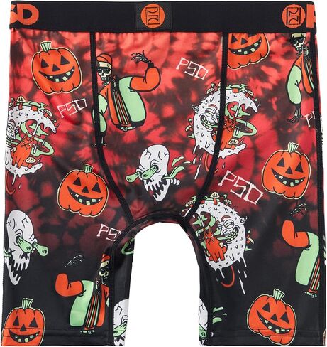 ملخصات رعب PSD للشباب و Halloween Print Boxer - ملابس داخلية وداعمة للأطفال مع نسيج رطوبة رطوبة in Kuwait