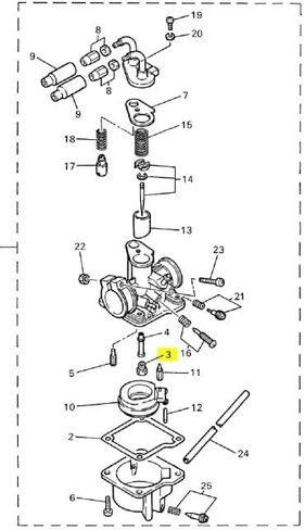 OEM Carburetor Main Jet #65 620-14231-13-00 متوافق مع Yamaha PW50 Zinger 50 1985-2002 in Saudi Arabia