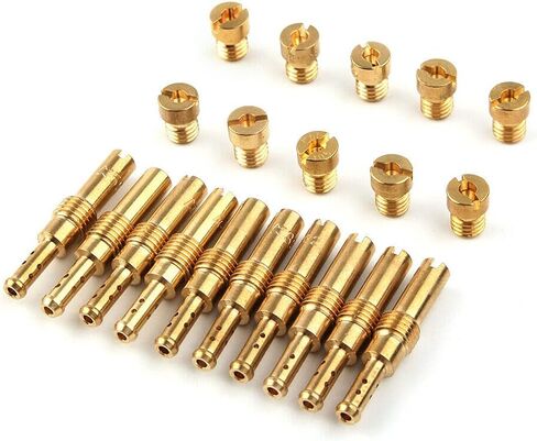 20PCS Carburetor Main Jet Kit لـ PWK Keihin Oko CVK PWM Type ، 10 PCS Main Jet 100-140،10 PCS in Kuwait