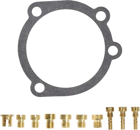 Jet Kit for Harley-Davidson CV40 Keihin Carb Main Jet Pilot Jet Gasket, for Harley Davidson Sportster XL883 XL1200 CV 40MM Carburetor Carb Jet Kit (#180 185 190 195 42 45 48) in Saudi Arabia