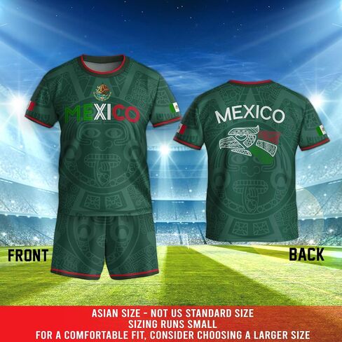 Youth Mexico Soccer Jersey, Mexican Soccer Jerseys for Kids, Mexico Jerseys Kid, Mexican Jersey for Kids in Saudi Arabia