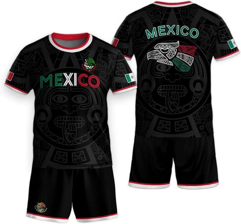 Youth Mexico Soccer Jersey, Mexican Soccer Jerseys for Kids, Mexico Jerseys Kid, Mexican Jersey for Kids in Saudi Arabia