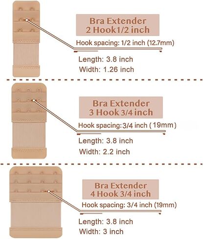 Stretch Bra Extender Set - Back Extender for Women’s Underwear in Saudi Arabia