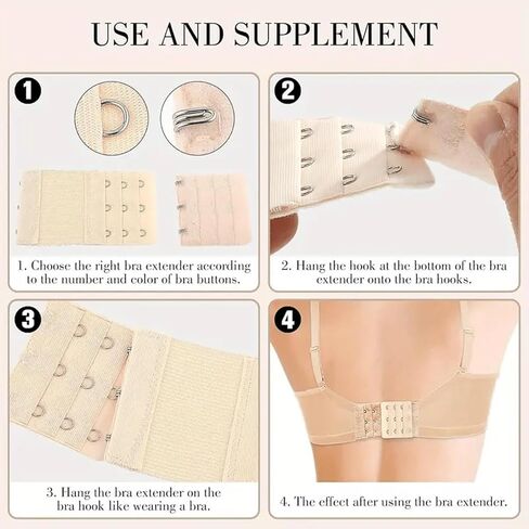 Stretch Bra Extender Set - Back Extender for Women’s Underwear in Saudi Arabia