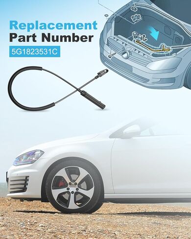 كابل إطلاق Hood 5G1823531C مناسب لفولكس واجن جولف GTI Golf Sportwagen 2015 2015 2017 2018 in Saudi Arabia