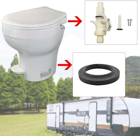 RV Toalet Water Valve Kit 13168 for Thetford Aqua Magic IV Accessories in Saudi Arabia