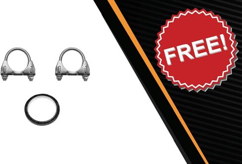 Northeastern Exhaust | Stainless Steel EPA-Approved Passenger Side Catalytic Exhaust Compatible with Ford F-150 2009-2010 5.4L - Include Gasket and Clamp | Automotive Replacement Part in Saudi Arabia
