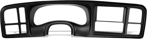 Auto Dynasty Gauge Cluster Instrument Panel Bezel Trim Compatible with Chevy Silverado Avalanche GMC Sierra Yukon 99-02, Textured Black in Saudi Arabia