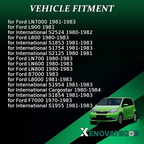 طقم مجموعة أسطوانة طبلة طبلة البديل B3Q2221A ، B6Q2221A ، 1843494 لـ CHEVROLET C60 ، C70 1980 1981 1982 1983 1984-1985 for Ford B600 ، F600 ، F700 1970-1983 الخلفية السفلية 2 × 2 ×. in Kuwait