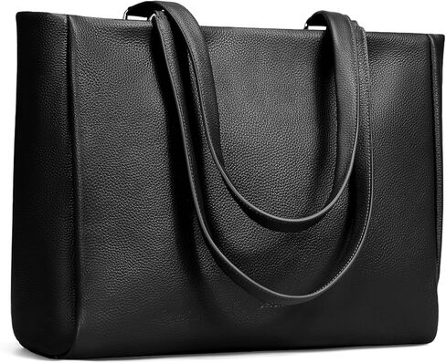 befen Genuine Leather Work Laptop Tote Bag for Women Ladies Totes Shoulder Purses Satchel Handbag with 15.6" Compartment in Saudi Arabia
