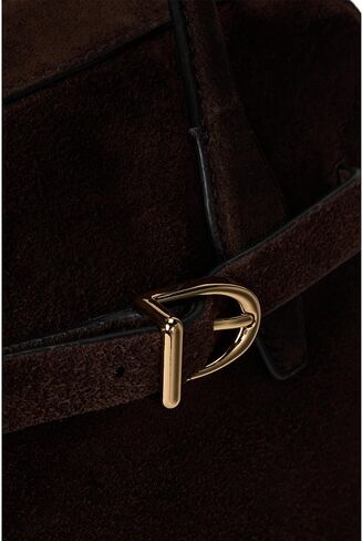 Madewell Suede Lg Belted Satchel, Dark Carob in Saudi Arabia