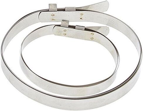 10pcs لمجموعة CV Boot Clamp Kit ، الفولاذ المقاوم للصدأ قابل للتعديل لمجموعة أدوات مشبك محور CV Boot Clamp (5pcs صغيرة 10 بوصات*6 مم+ 5pcs كبيرة 19 بوصة*6 مم) in Kuwait