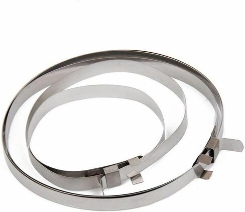 10pcs لمجموعة CV Boot Clamp Kit ، الفولاذ المقاوم للصدأ قابل للتعديل لمجموعة أدوات مشبك محور CV Boot Clamp (5pcs صغيرة 10 بوصات*6 مم+ 5pcs كبيرة 19 بوصة*6 مم) in Kuwait