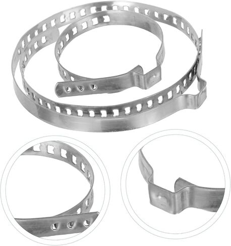 Cabilock 2pcs قابلة للتعديل من الفولاذ المقاوم للصدأ المشابك مشابك التمهيد المشبك محرك عمود تجعد السهل لتركيب السيارات ATV UTVS متينة لصيانة السيارة in Saudi Arabia
