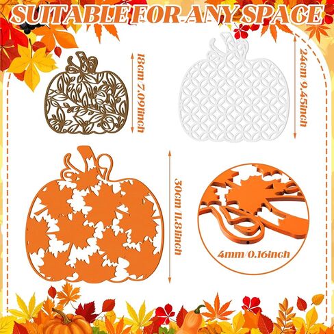 Croblissful 6 PCS Fall Leaves Decore Decor Autumn Wooden Wood Art Artgiving Maple Leaves Sign Wooden With Hook Fall Sculptures for Home Farmhouse عيد الشكر الداخلي في الهواء الطلق in Kuwait