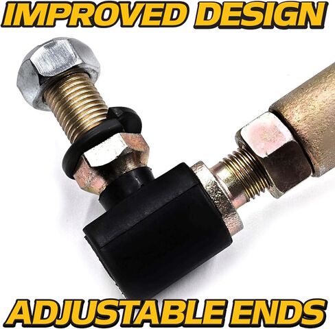 HD Switch - Improved Adjustable LH/RH Steering Drag Link Set Replaces 436884 & 436885 for Husqvarna, Craftsman - Includes Sector Gear Dust Caps! in Saudi Arabia