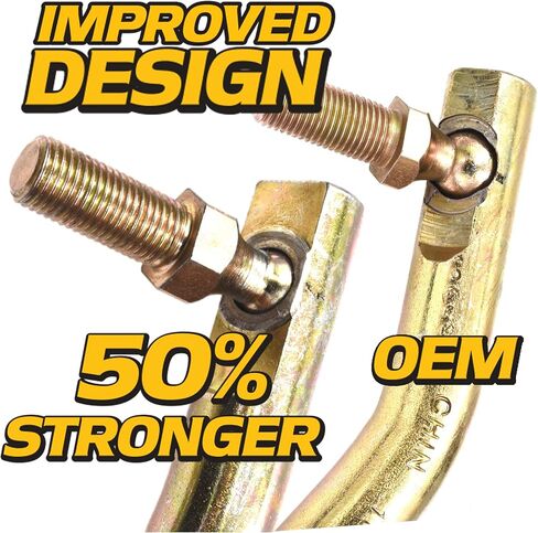 HD Switch - Improved Adjustable LH/RH Steering Drag Link Set Replaces 436884 & 436885 for Husqvarna, Craftsman - Includes Sector Gear Dust Caps! in Saudi Arabia