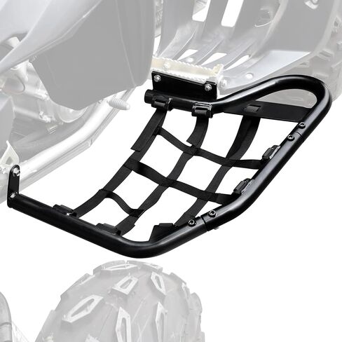 SAUTVS Side Step Nerf Bars Rock Sliders for Yamaha Raptor 700 700R 2006-2025, Combined Foot Guard Pegs with Black Webbing Nets, Protective Off-Road Accessories in Saudi Arabia
